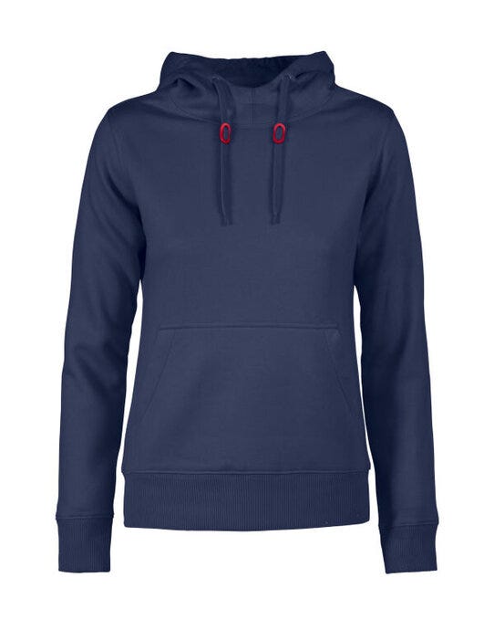 Printer Ladies Fastpitch Hooded Sweater - Navy