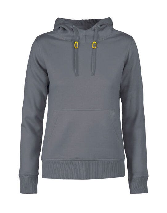 Printer Ladies Fastpitch Hooded Sweater - Steel Grey