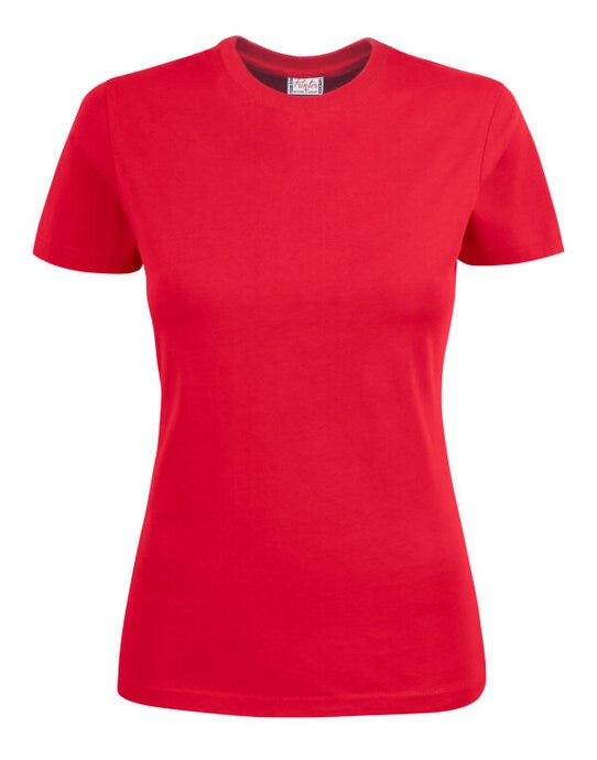 Printer Ladies Heavy T-Shirt - Red