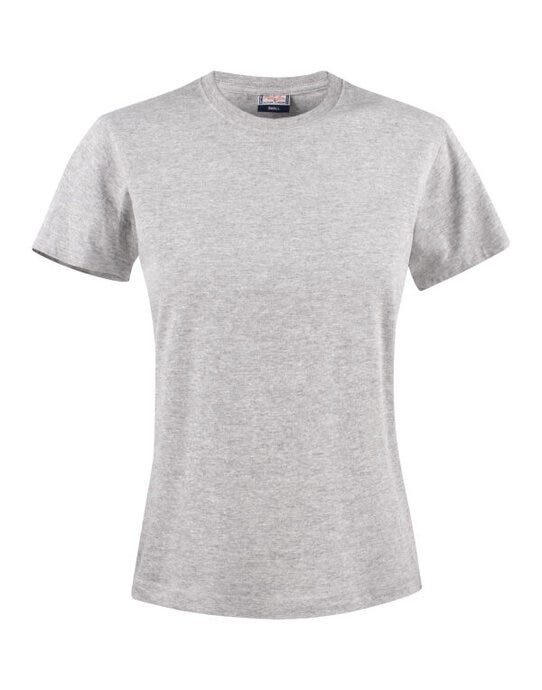 Printer Ladies Light T-Shirt - Grey Melange