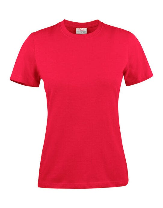 Ladies Heavier Pro T - Red