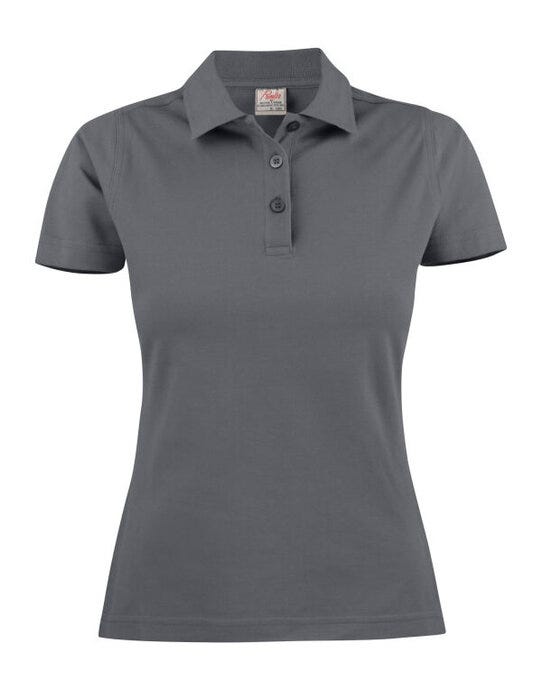 Printer Ladies Pique Surf Polo - Steel Grey