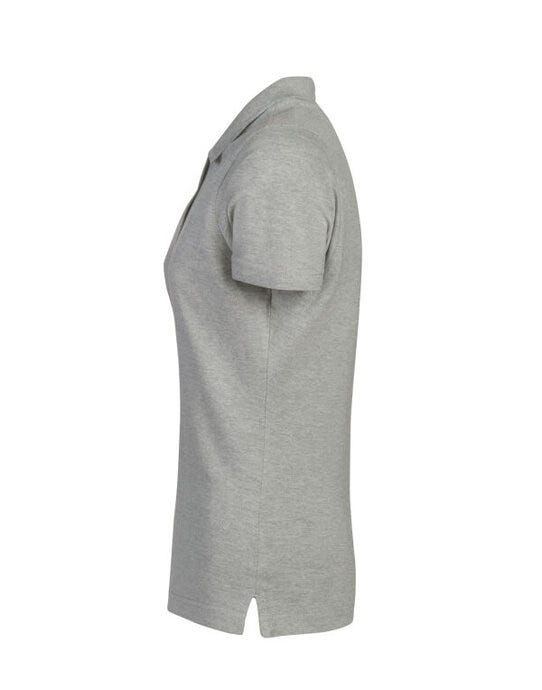 Printer Ladies Pique Surf Polo - Grey Melange