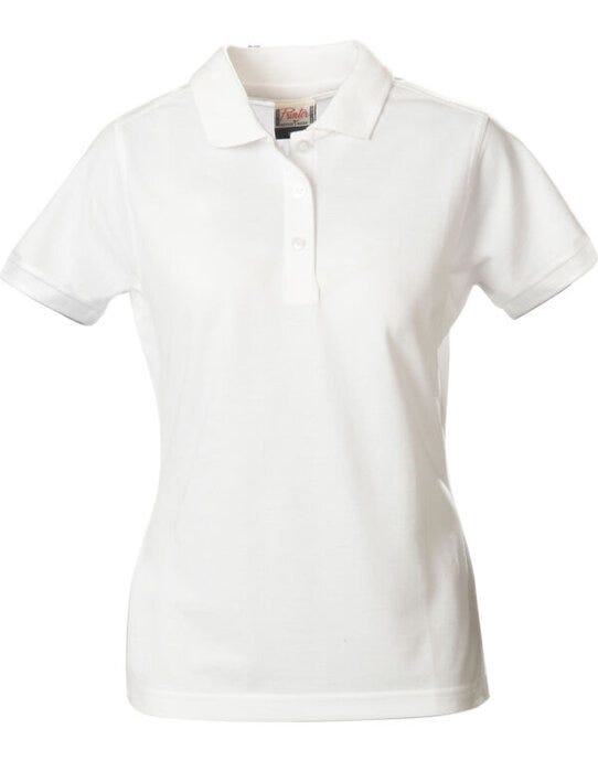 Printer Ladies Surf Pro Polo - White