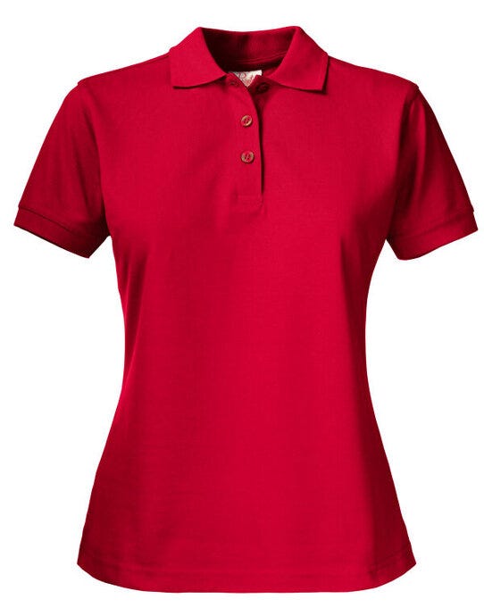 Printer Ladies Surf Pro Polo - Red