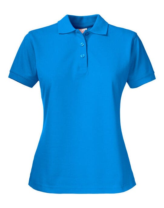 Printer Ladies Surf Pro Polo - Ocean Blue