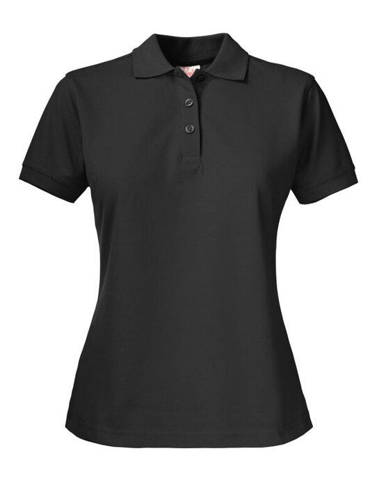 Printer Ladies Surf Pro Polo - Black