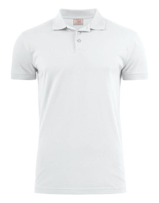Printer Mens Surf Stretch Polo - White