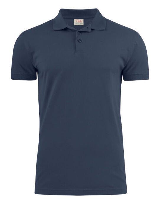 Printer Mens Surf Stretch Polo - Navy