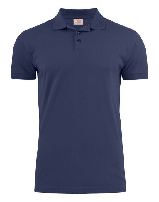 Printer Mens Surf Stretch Polo - Dark Navy
