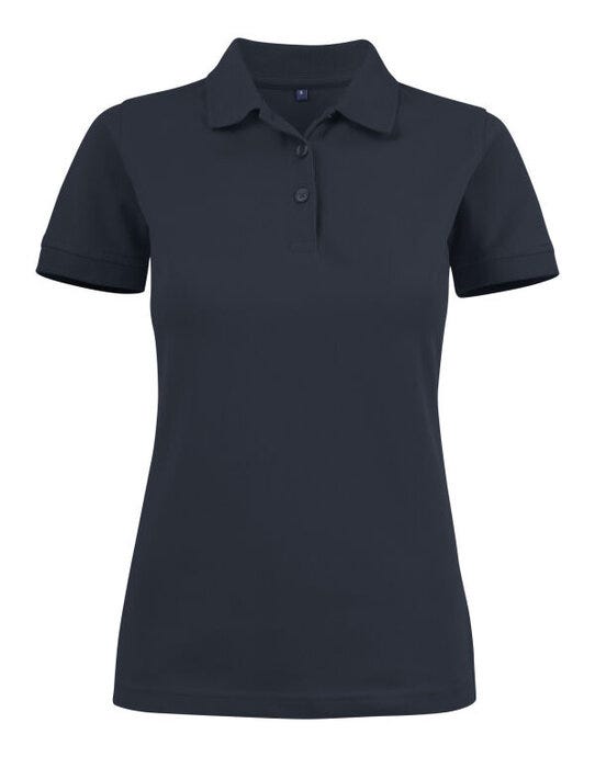 Printer Ladies Surf Stretch Polo - Dark Navy