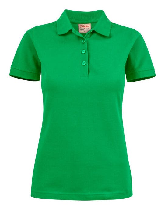 Printer Ladies Surf Stretch Polo - Fresh Green