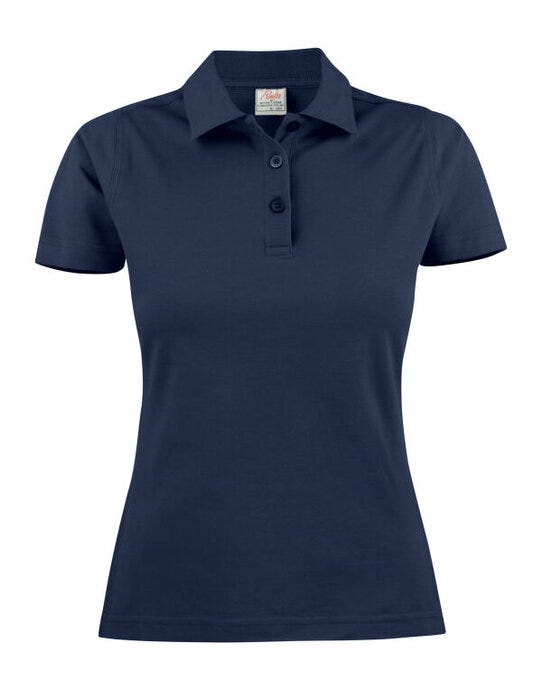 Printer Ladies Surf Light Polo - Navy