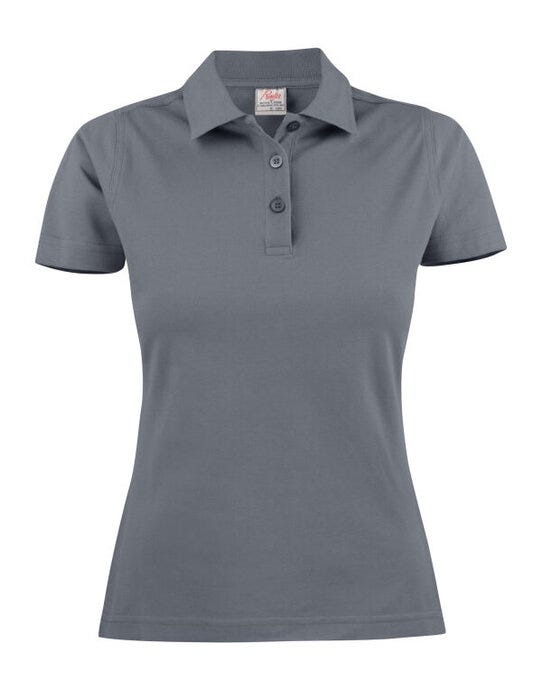 Printer Ladies Surf Light Polo - Steel Grey