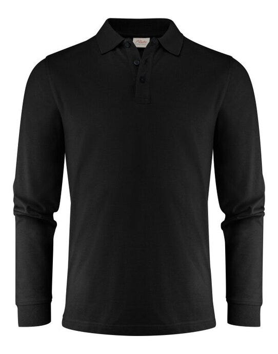 Printer Mens Surf Pro LS Polo - Black