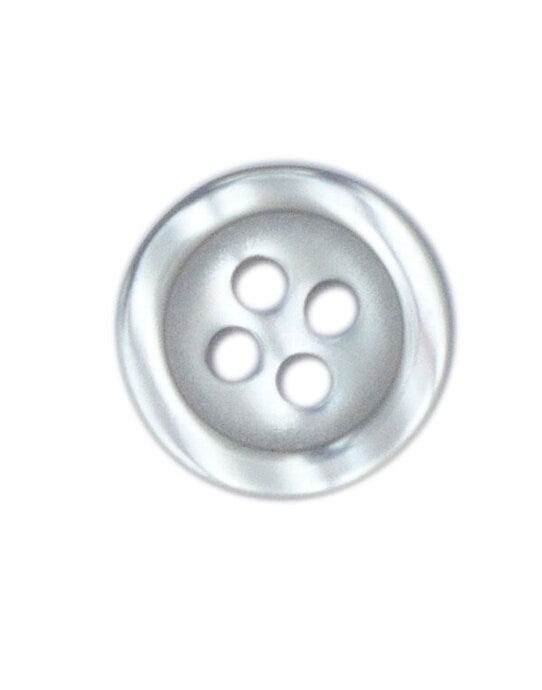 Printer Shirt Button Large (10-Pack) - White