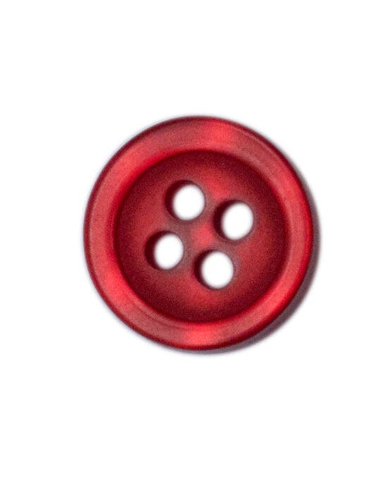 Printer Shirt Button Large (10-Pack) - Red