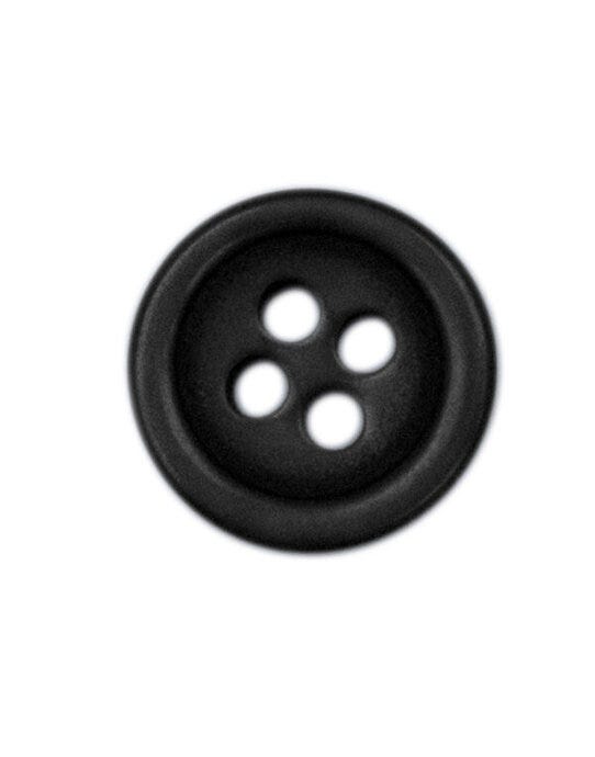 Printer Shirt Button Large (10-Pack) - Black