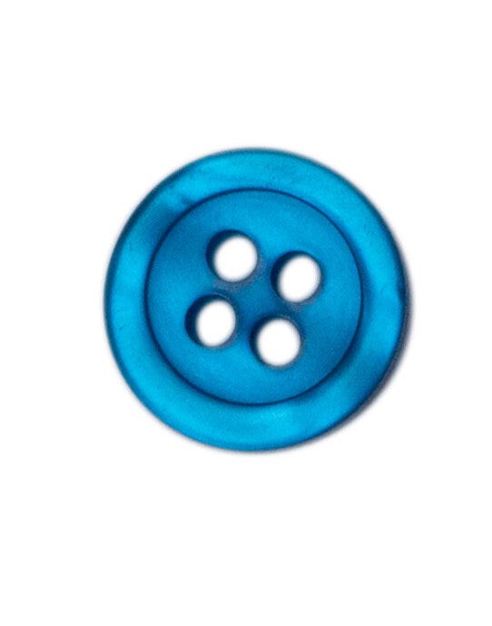Printer Shirt Button Small (10-Pack) - Ocean Blue