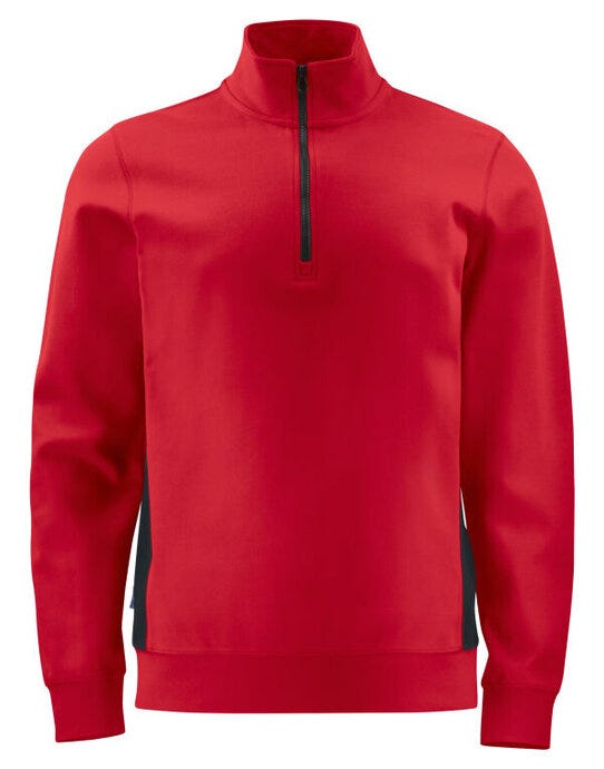 ProJob Prio 2128 1/2 Zip Sweatshirt - Red