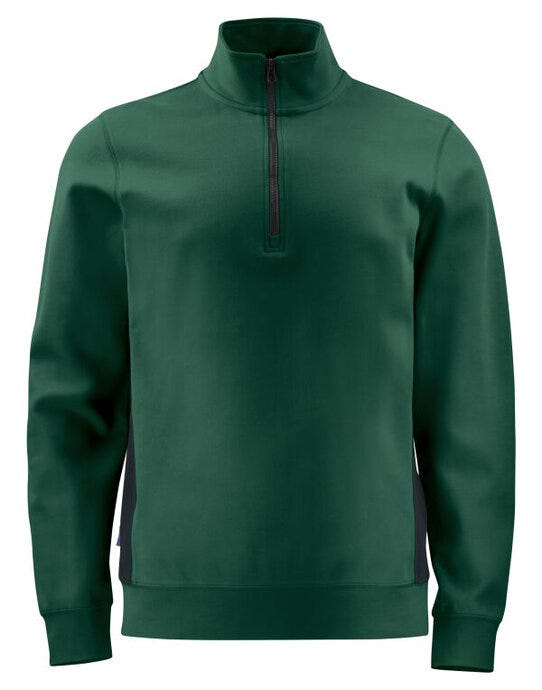 ProJob Prio 2128 1/2 Zip Sweatshirt - Forest Green