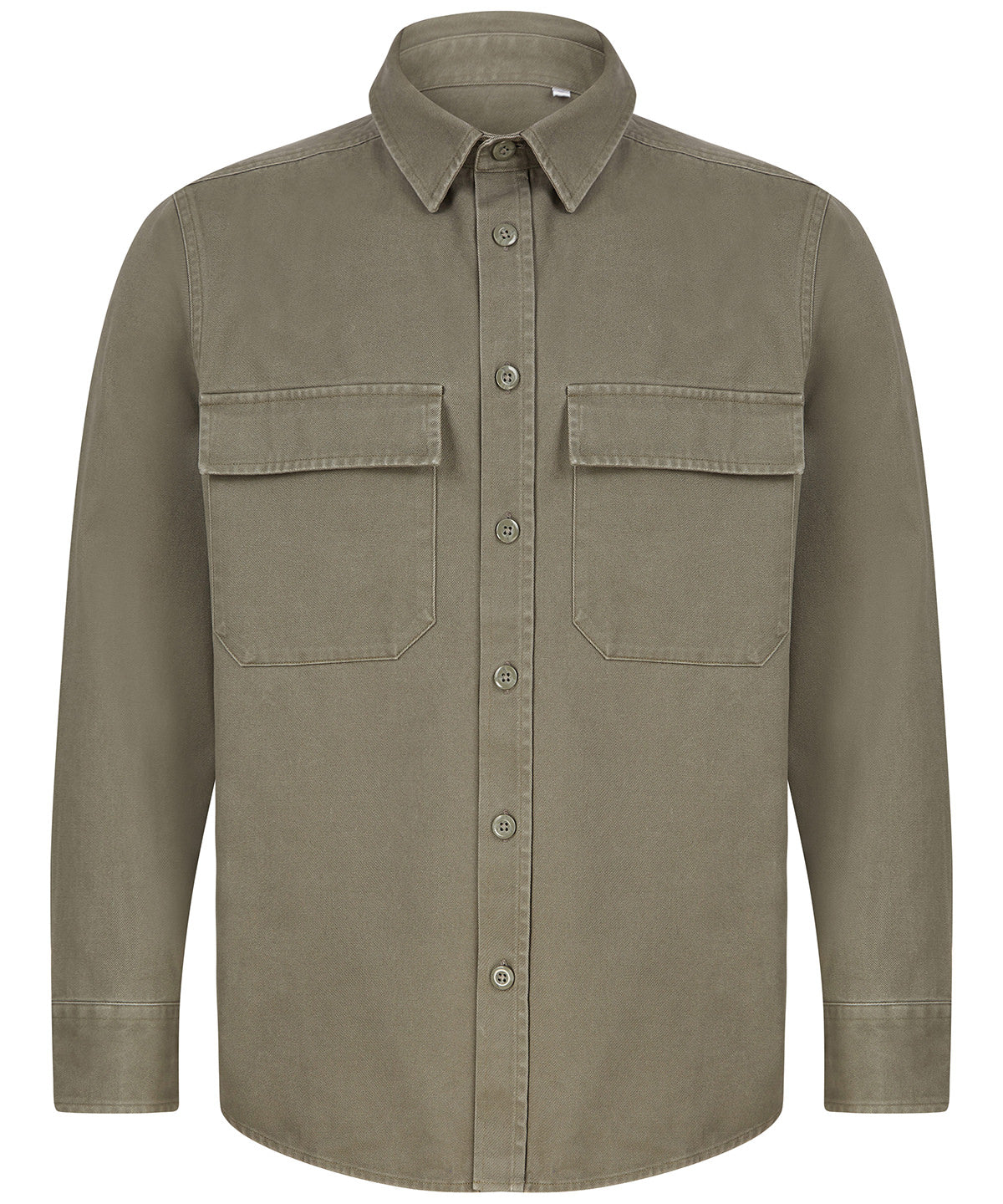 Drill overshirt - Khaki