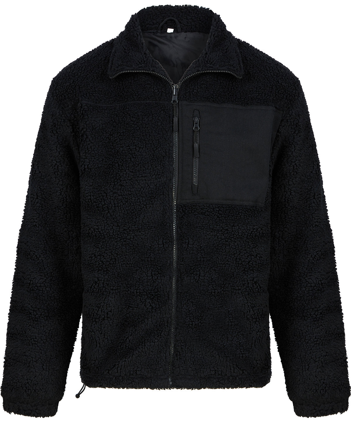 Recycled sherpa fleece - Black