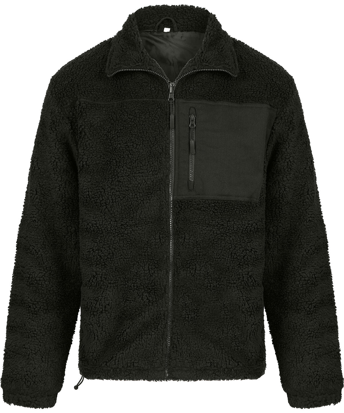 Recycled sherpa fleece - Dark Olive
