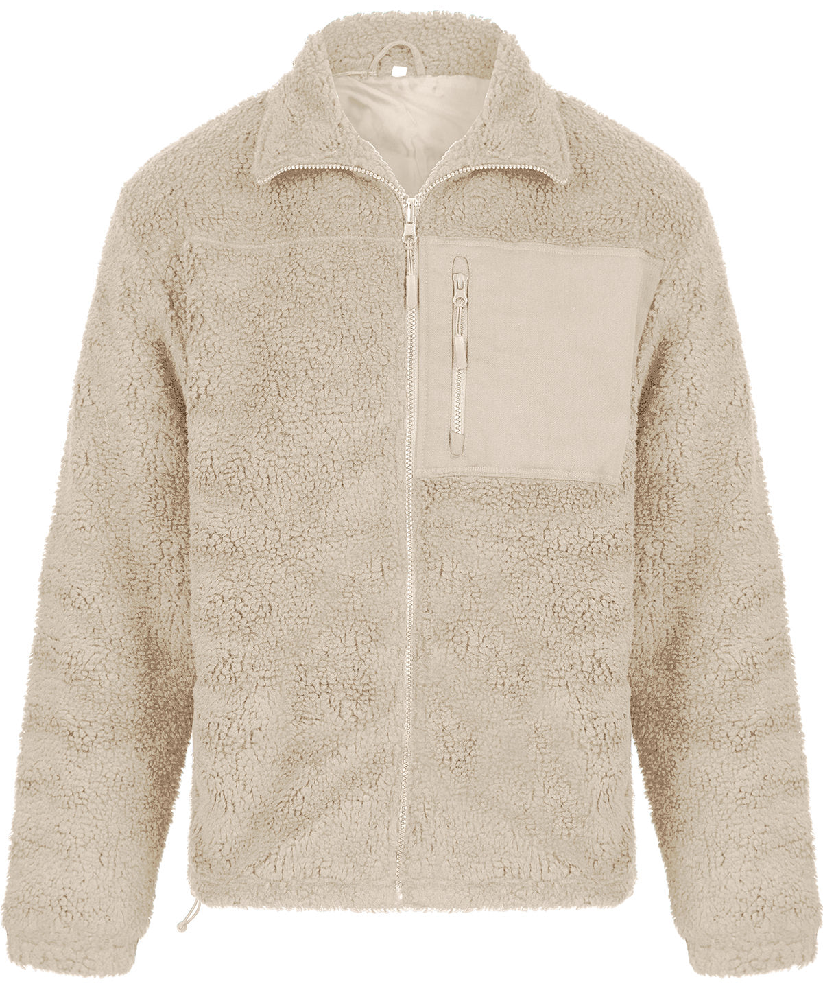 Recycled sherpa fleece - Natural