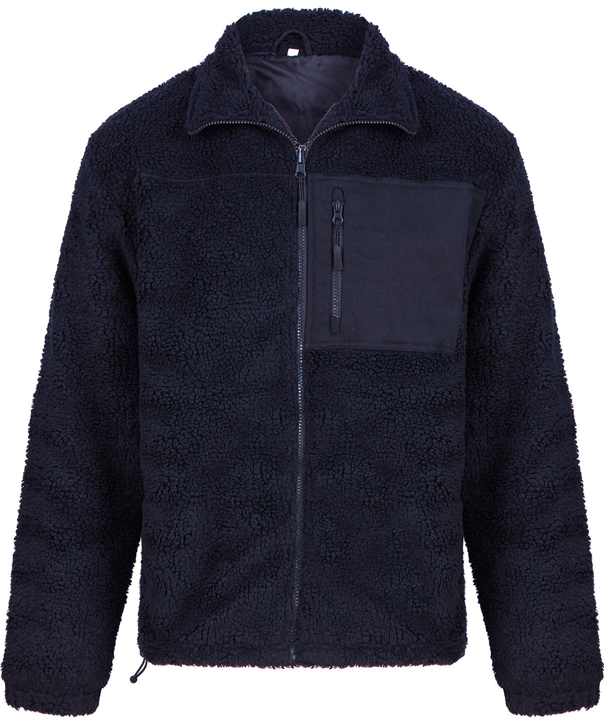 Recycled sherpa fleece - Navy