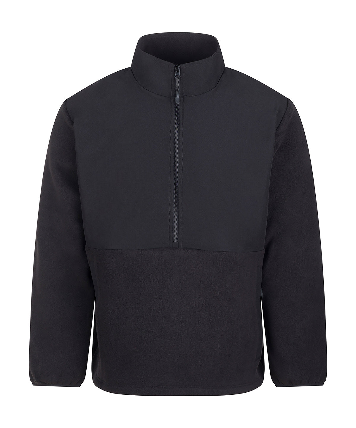 1/2-zip microfleece - Black