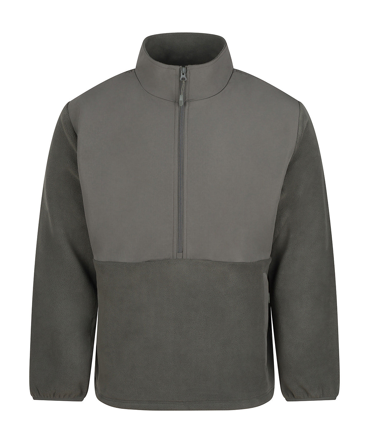 1/2-zip microfleece - Dark Olive
