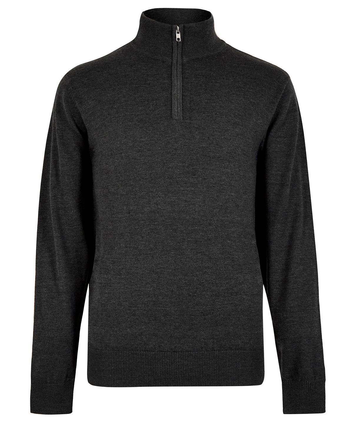 Regular fit Arundel 1/4-zip sweater - Graphite