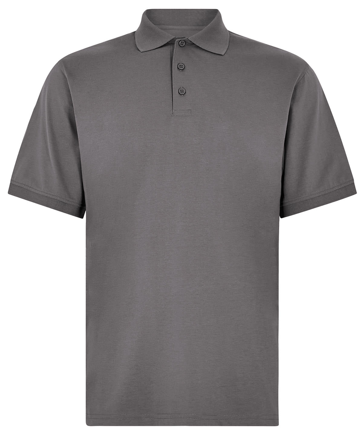 Regular fit Superwash® 60° Jersey polo - Charcoal Solid