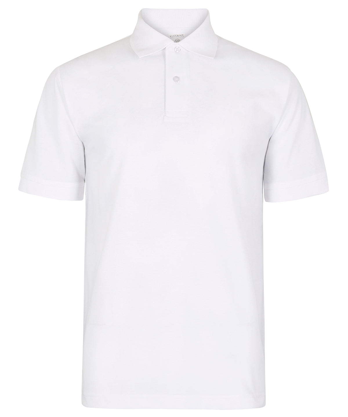 Regular fit recycled Superwash® 60°C polo - White