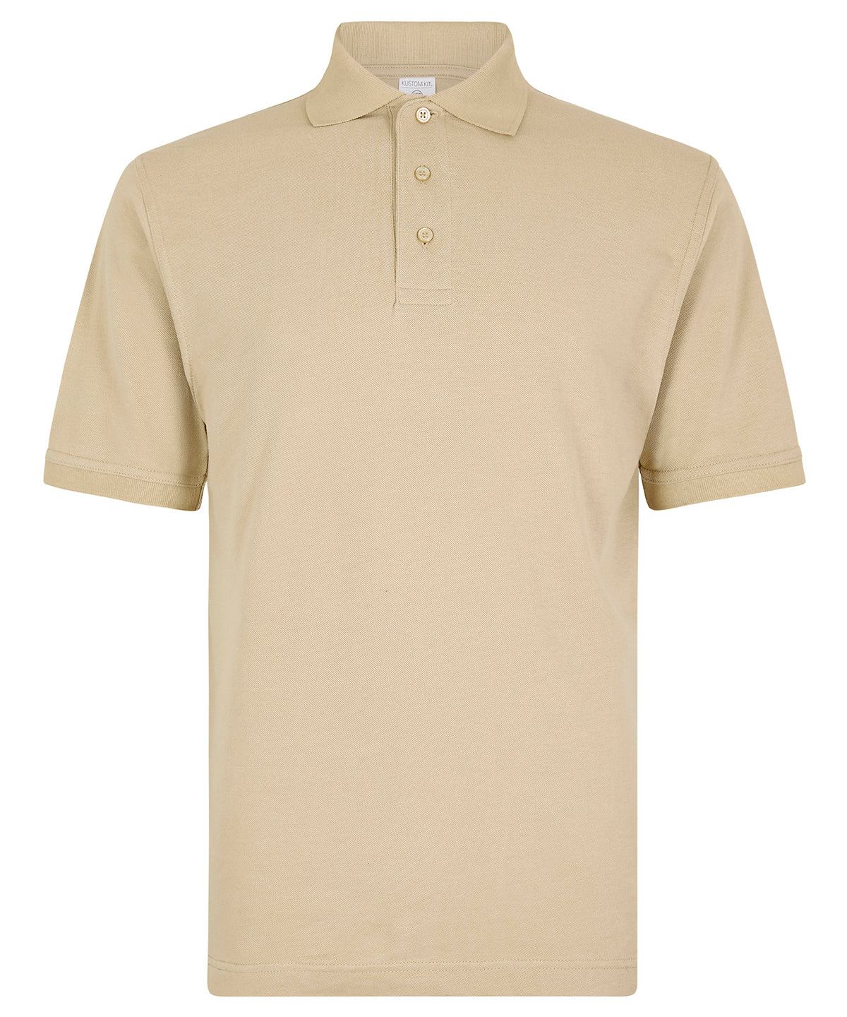 Classic fit cotton Klassic Superwash® 60° polo  - Sand