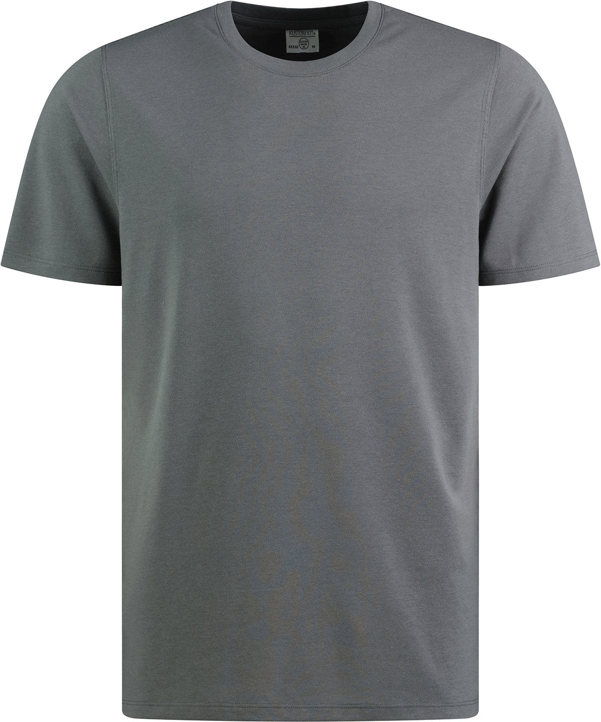 Superwash® 60° piqué tee (regular fit) - Charcoal