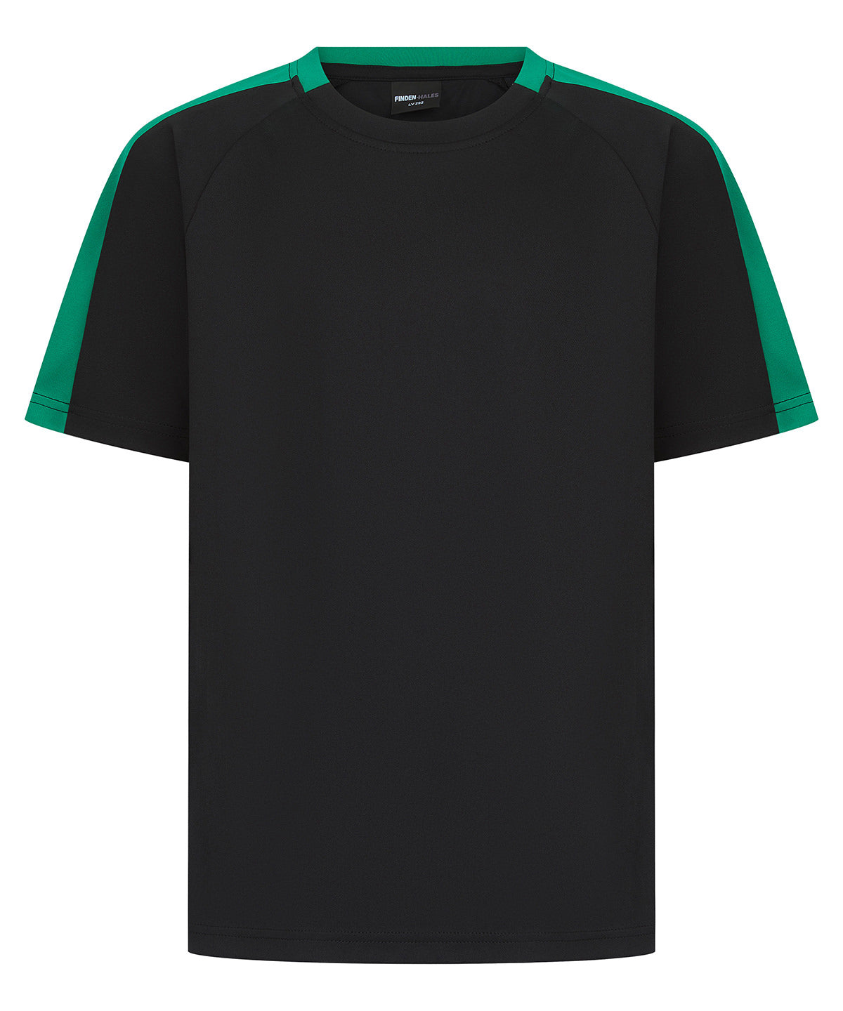 Kids team t-shirt - Black/Emerald
