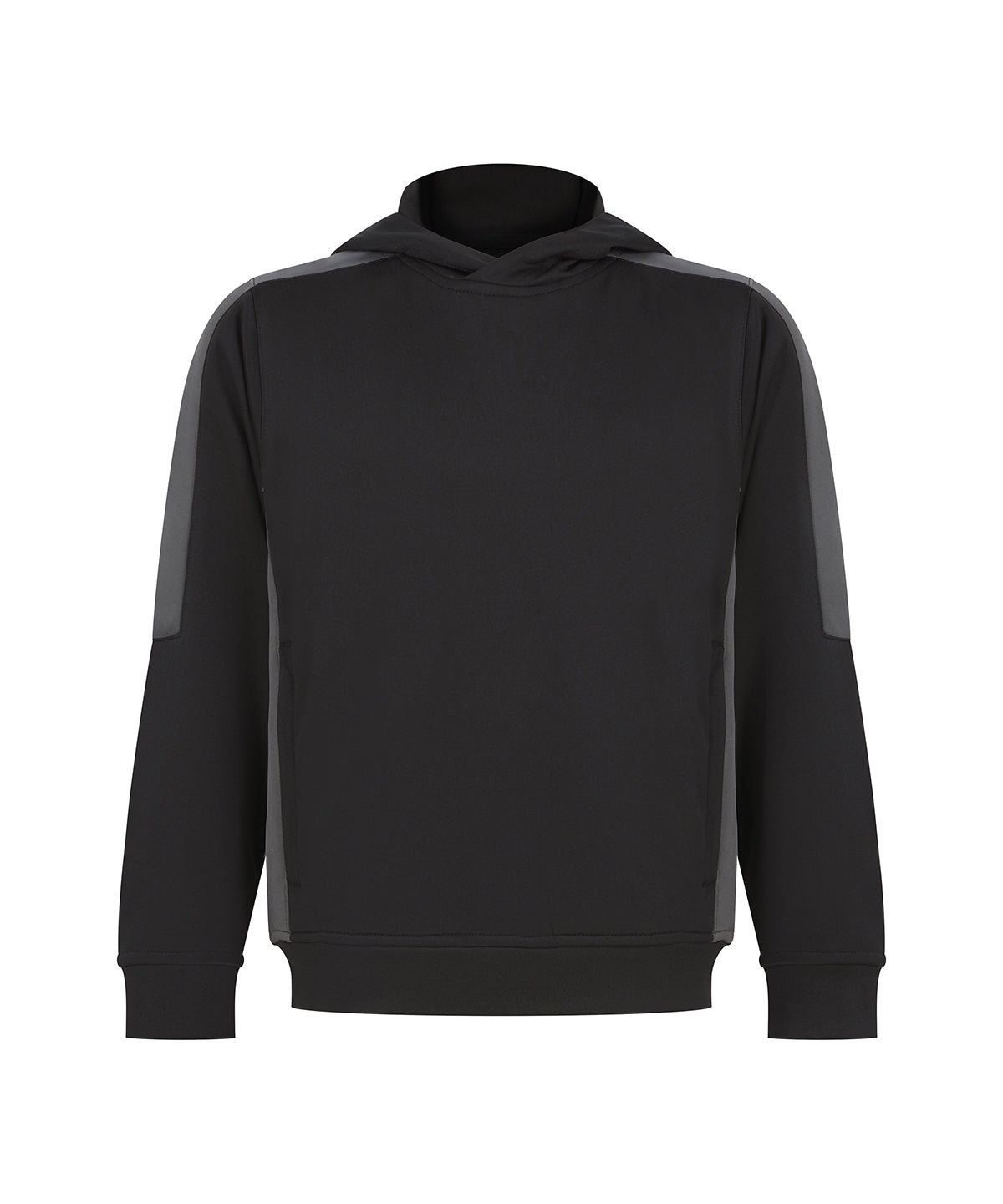 Kids' team hoodie - Black/Gunmetal Grey