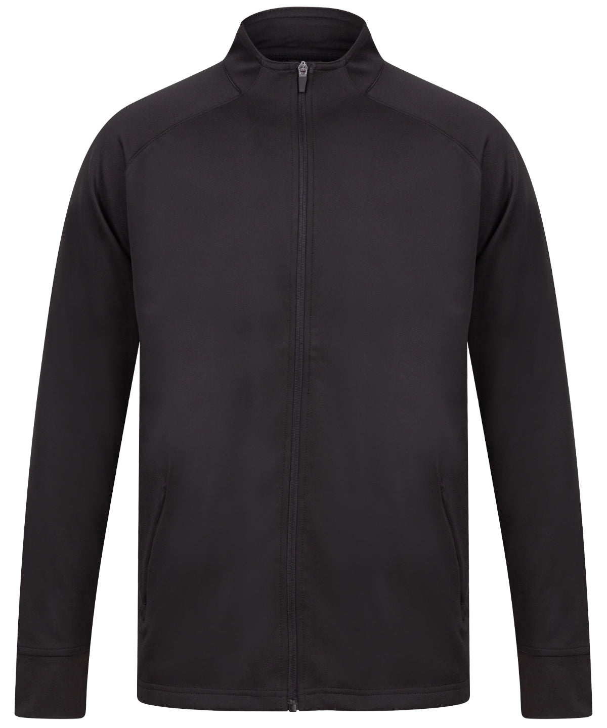 Knitted tracksuit top - Black*
