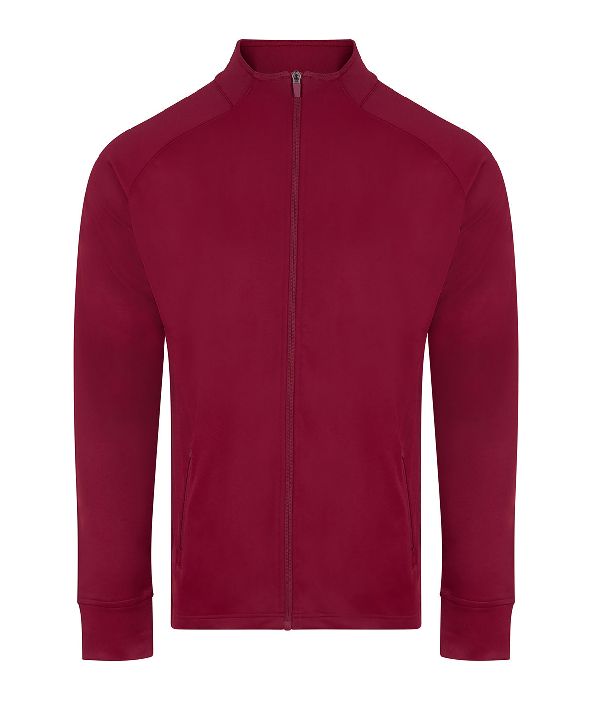 Knitted tracksuit top - Burgundy