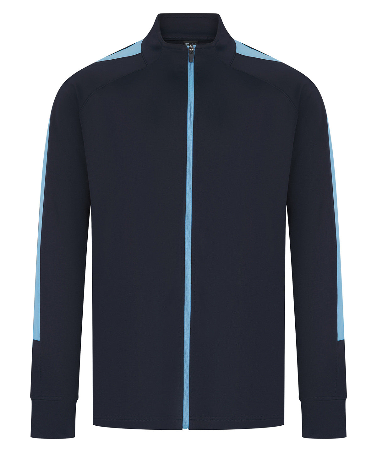 Knitted tracksuit top - Navy/Sky*