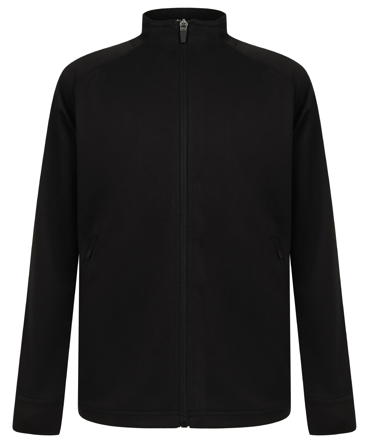 Kids knitted tracksuit top - Black