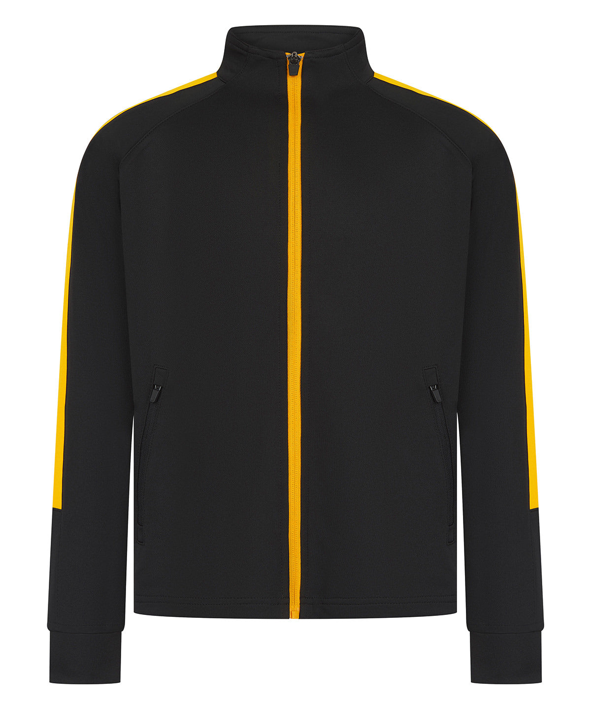 Kids knitted tracksuit top - Black/Gold