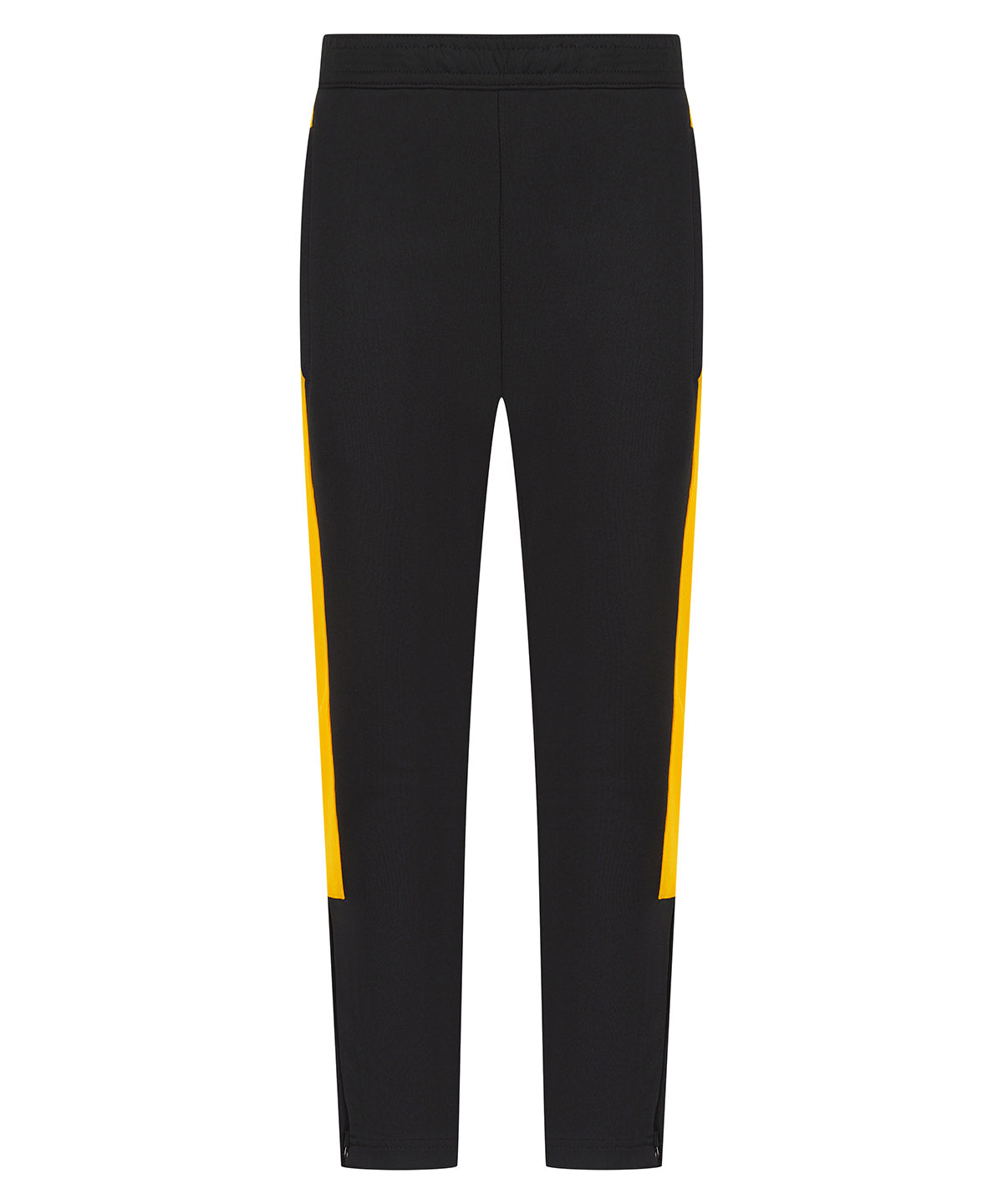 Knitted tracksuit pants - Black/Gold*