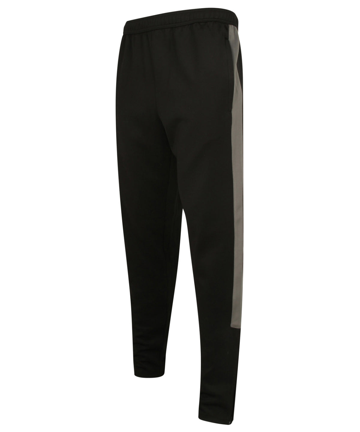 Knitted tracksuit pants - Black/Gunmetal Grey*