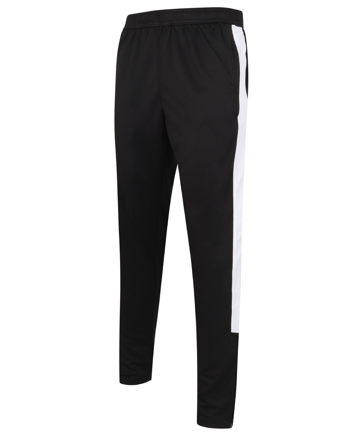 Knitted tracksuit pants - Black/White*