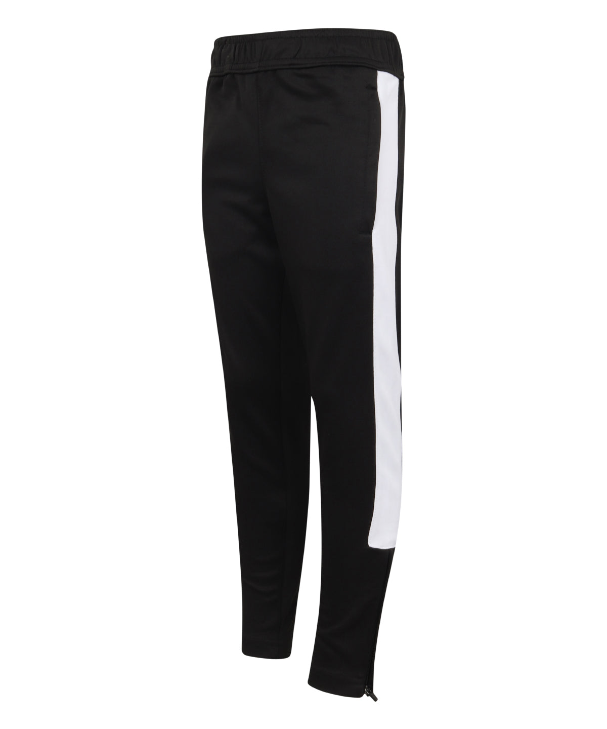 Kids knitted tracksuit pants - Black/White