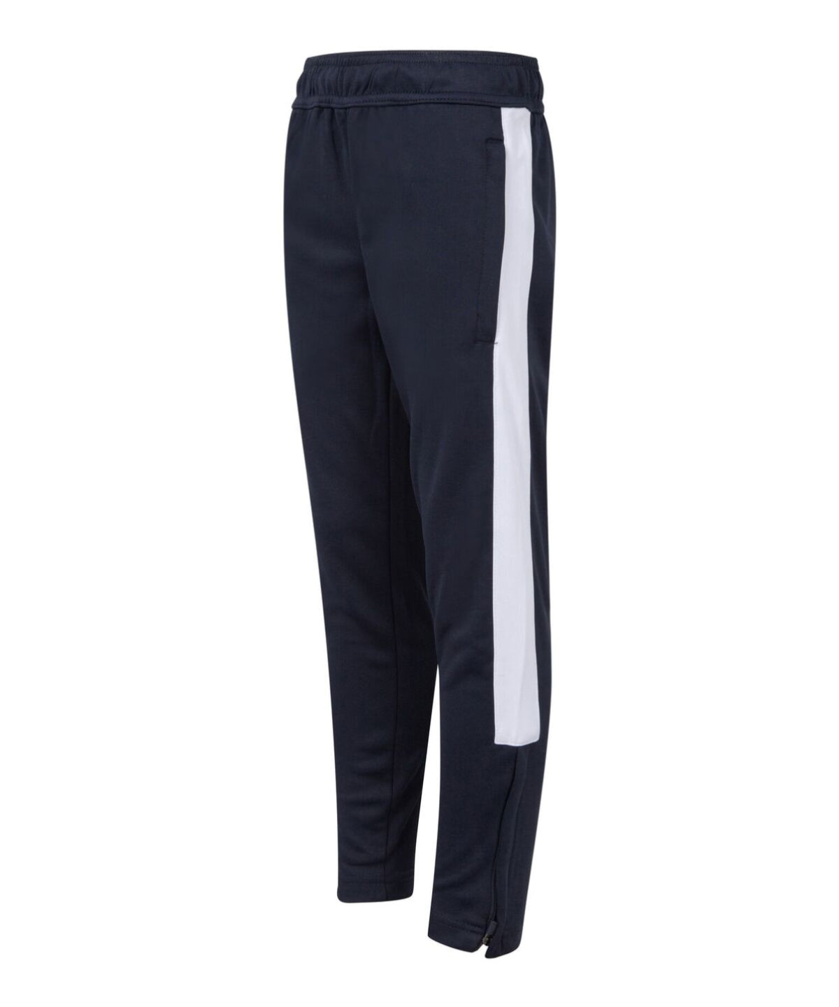 Kids knitted tracksuit pants - Navy/White