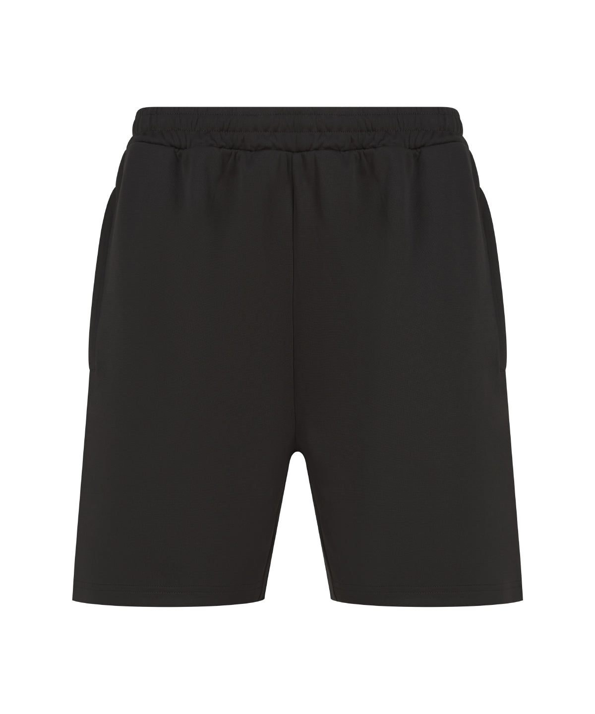 Kids knitted shorts with zip pockets - Black
